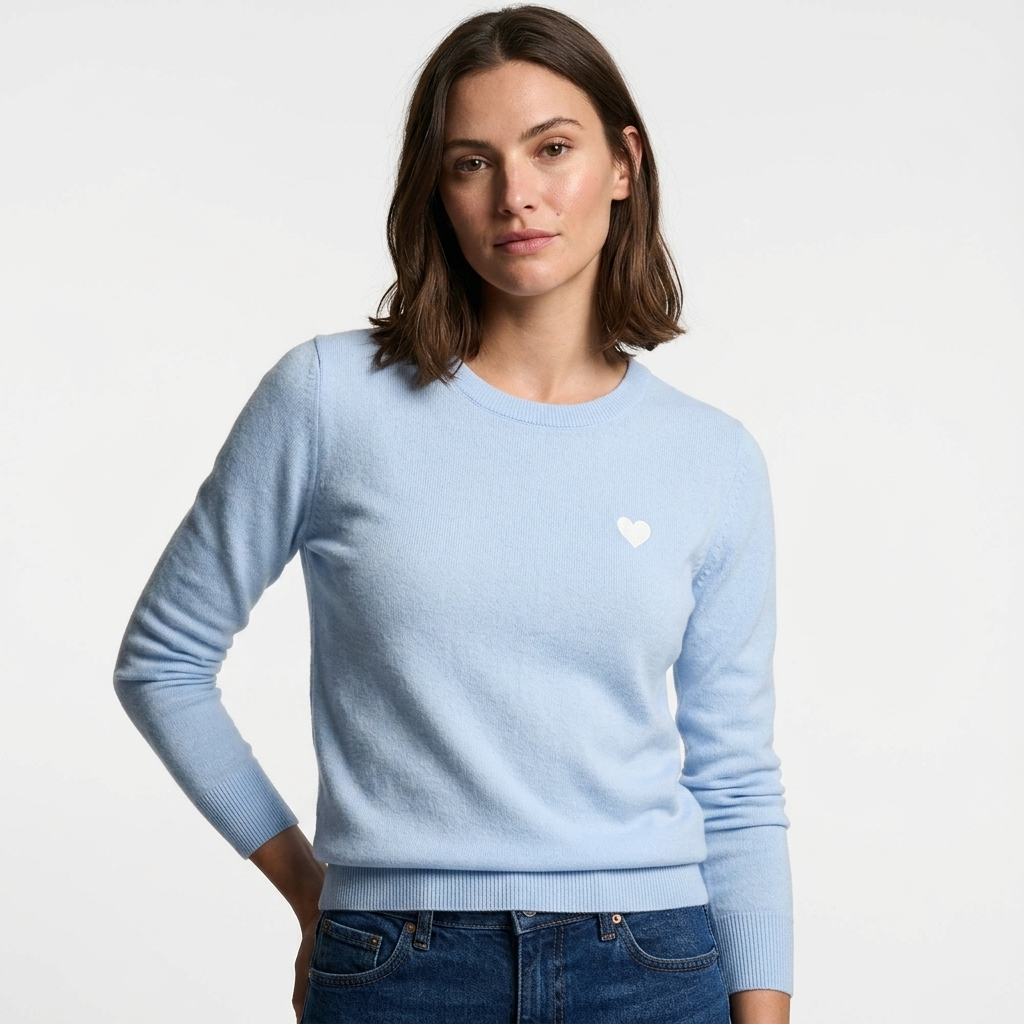500799 Morgan De Toi Maglia Azzurra Maniche Lunghe Donna