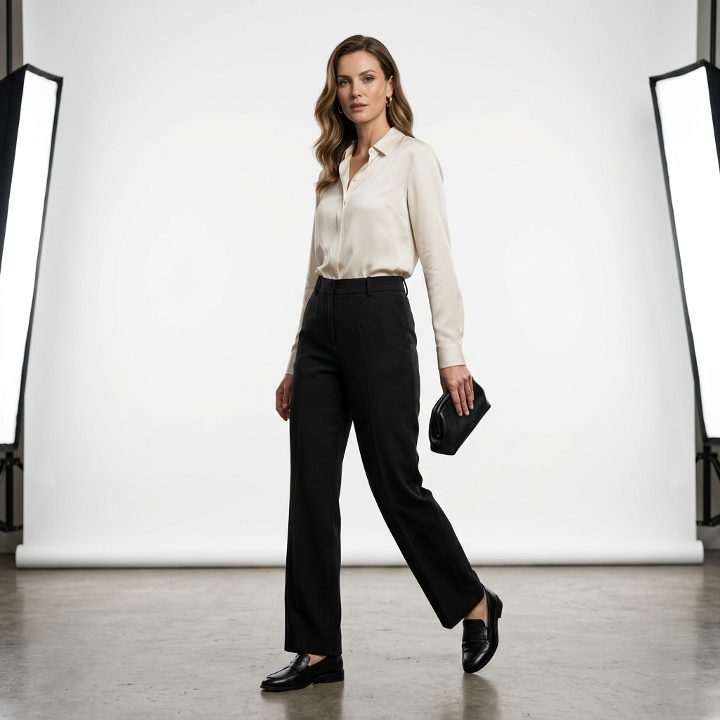 505421 Morgan De Toi Pantaloni Neri Donna Primavera/Estate