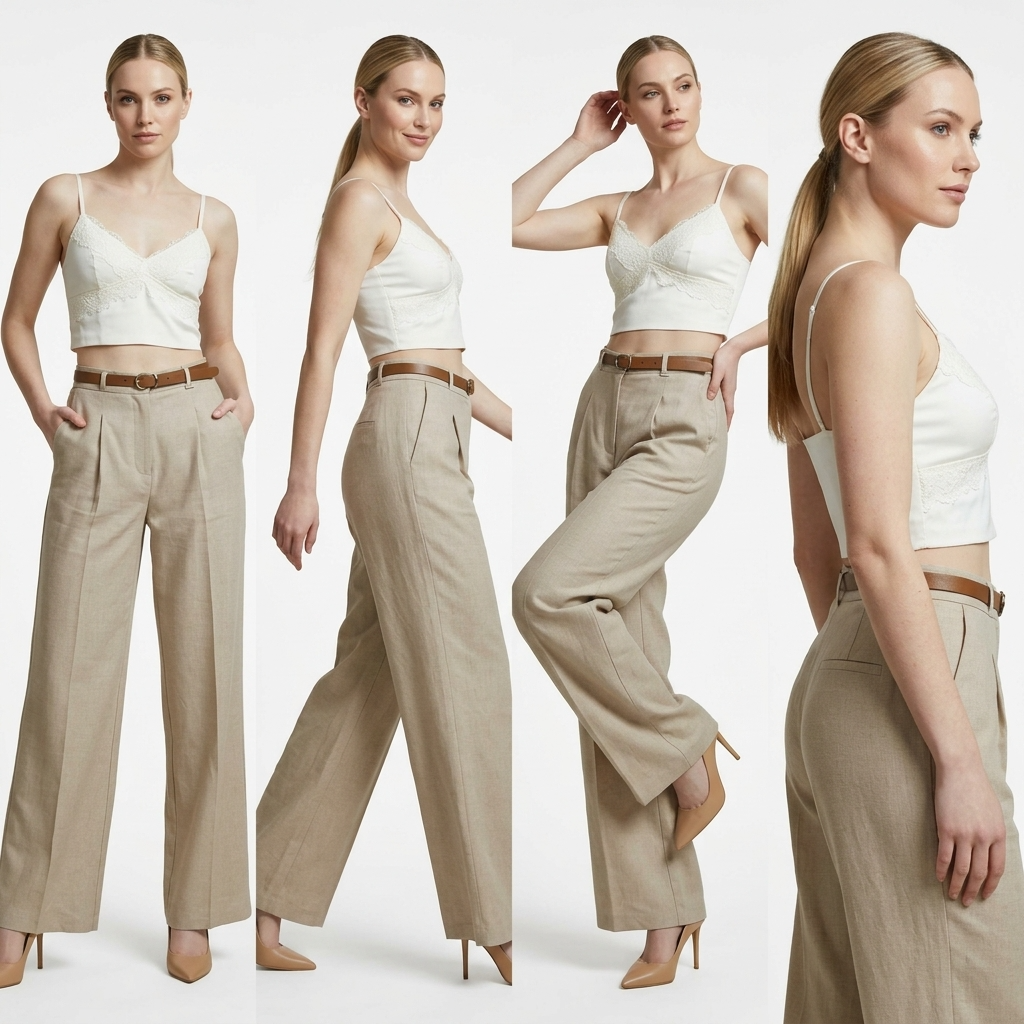 514484 Artigli Pantaloni Beige Donna Primavera/Estate