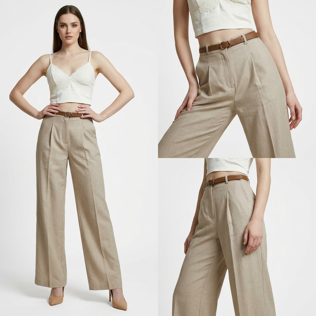 514484 Artigli Pantaloni Beige Donna Primavera/Estate