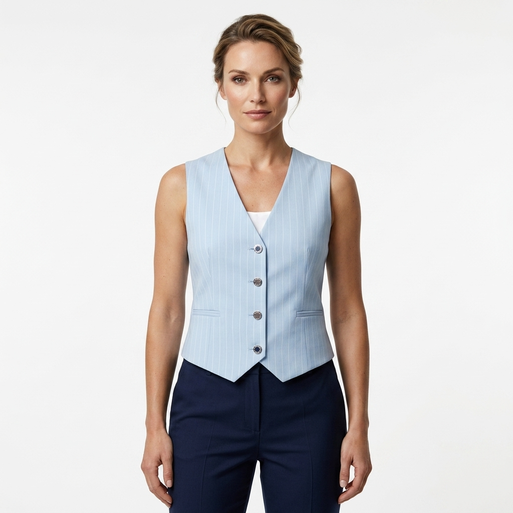 514664 Morgan De Toi Gilet Azzurro Smanicato Donna Primavera/Estate