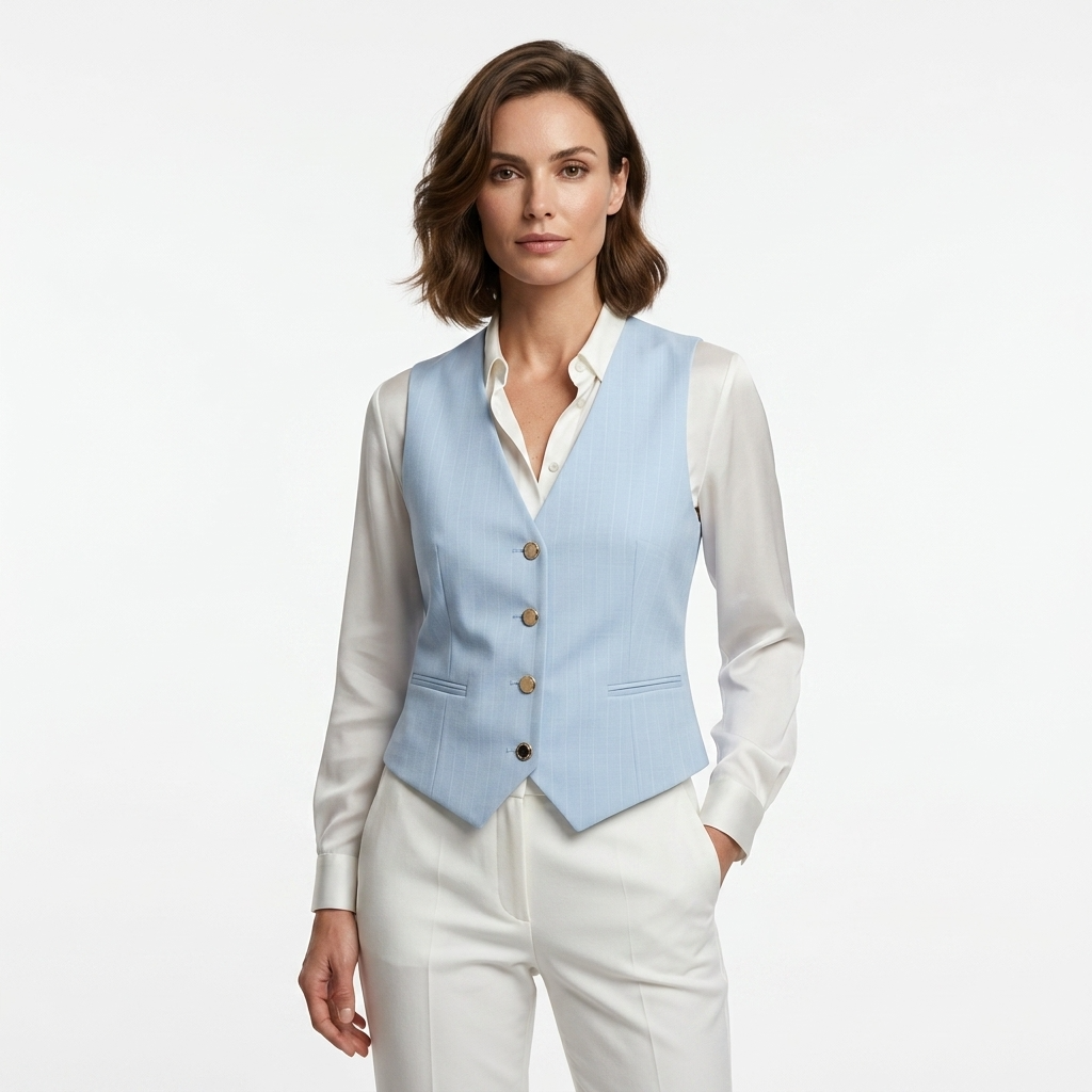 514664 Morgan De Toi Gilet Azzurro Smanicato Donna Primavera/Estate