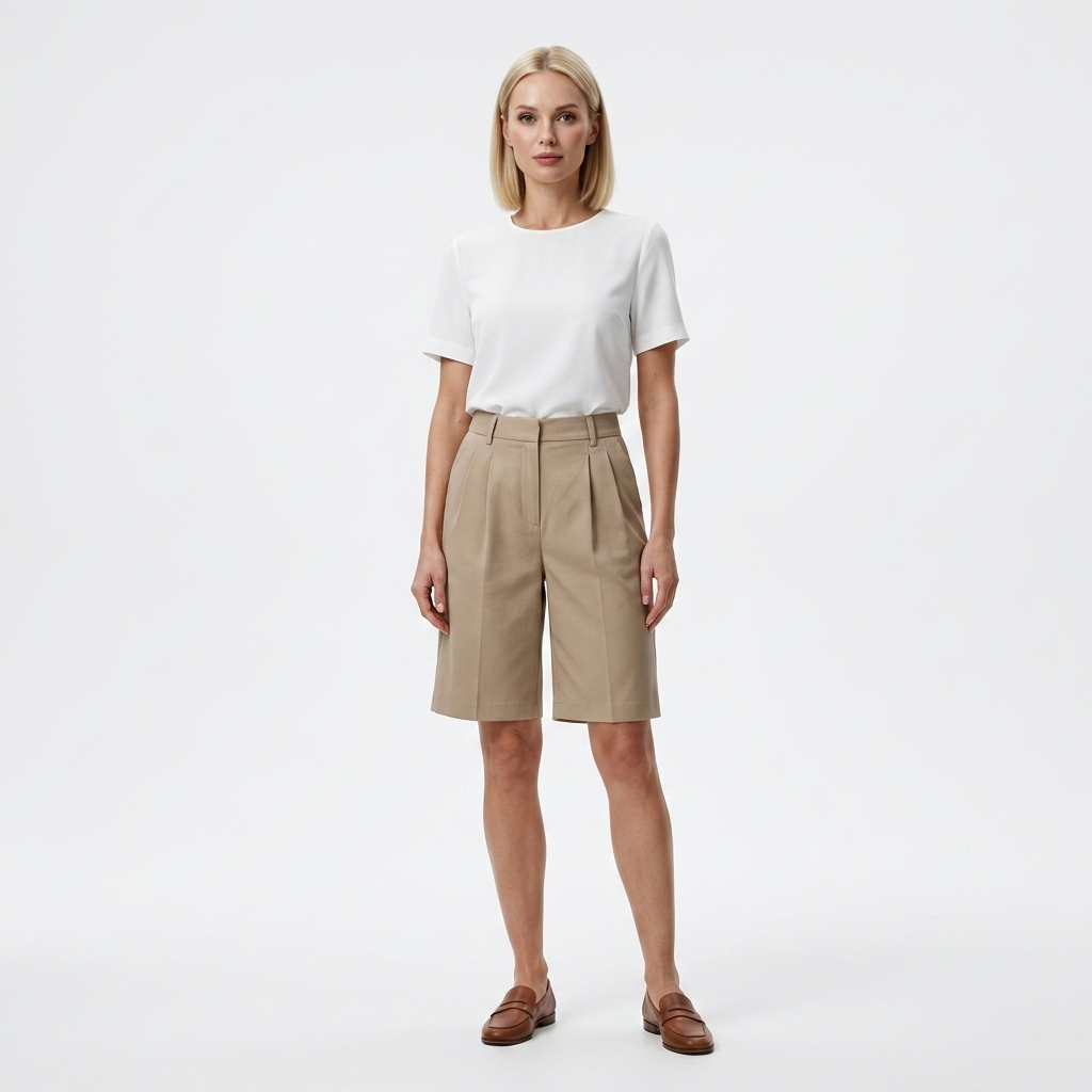 515140 Only Shorts Beige Donna