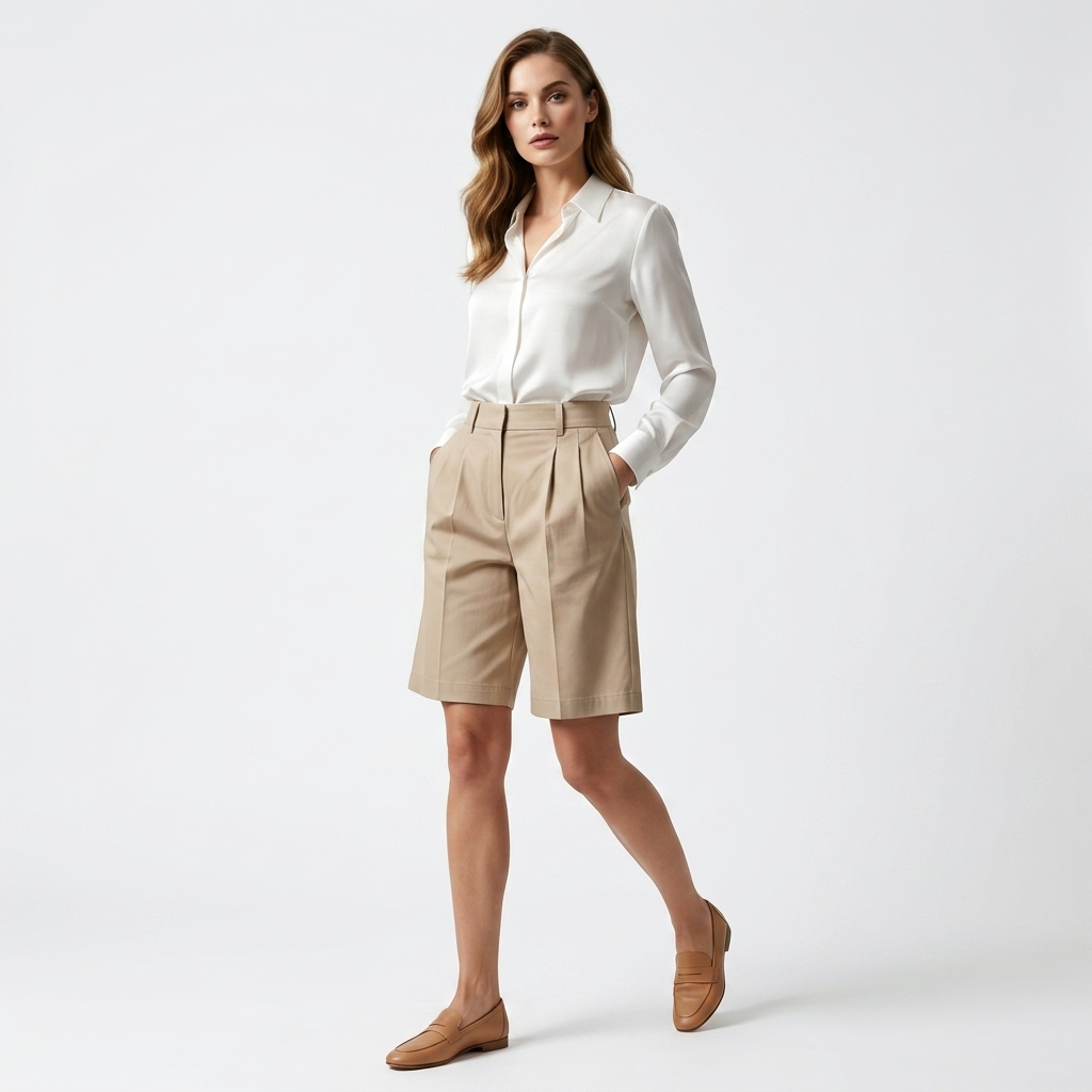 515140 Only Shorts Beige Donna