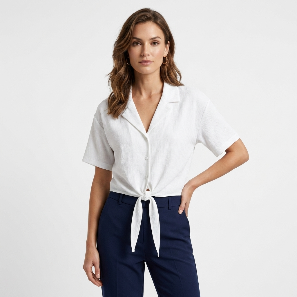 517461 Jacqueline De Yong Camicia Bianca Donna