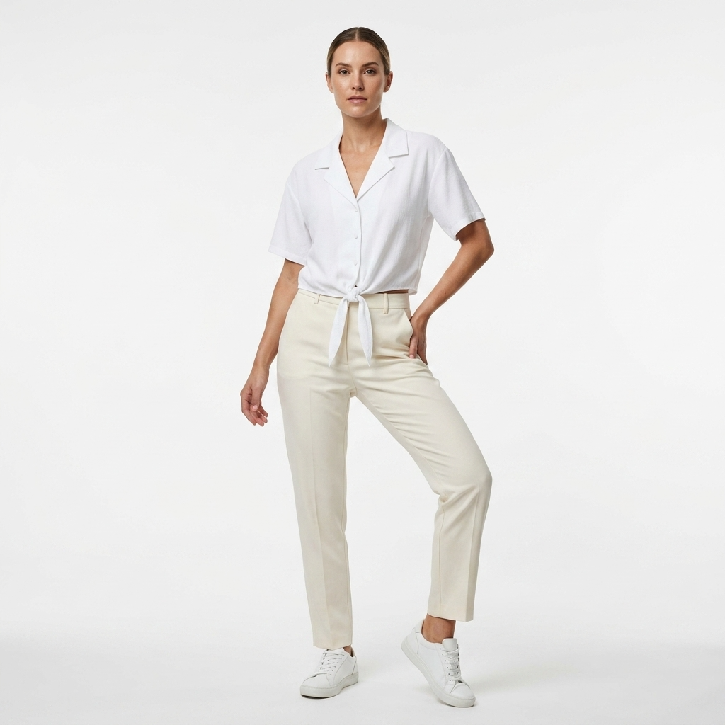 517461 Jacqueline De Yong Camicia Bianca Donna