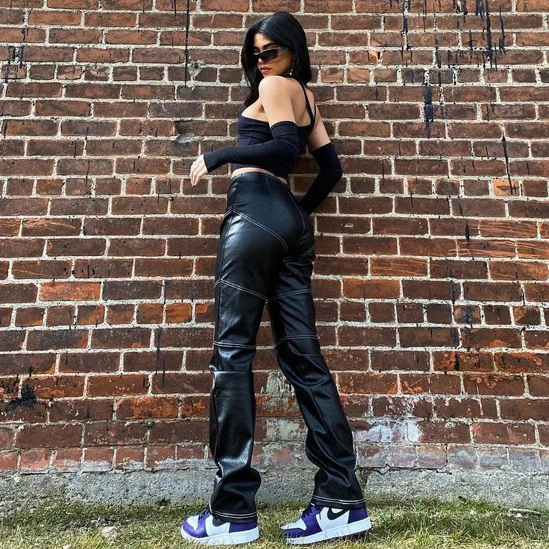 Maglietta casual alla moda autunnale con maniche staccabili, slim e tinta unita, per donna, nuova maglietta streetwear selvaggia e basic da donna