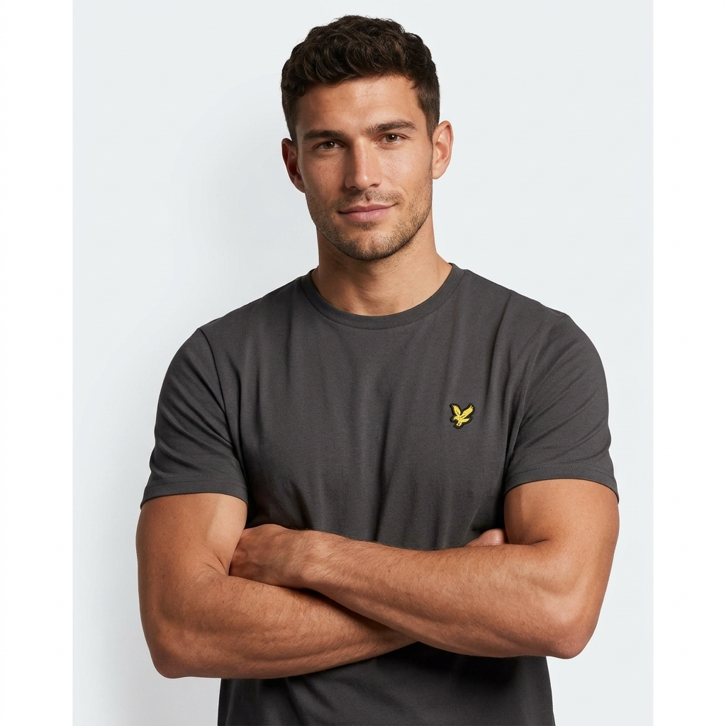 2341737 Lyle & Scott T-Shirt Grigio Uomo