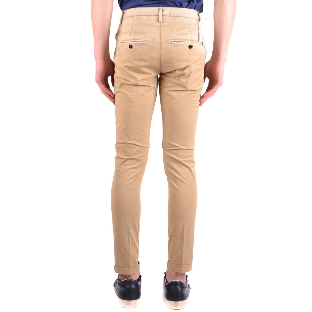 2429999 Dondup Pantaloni Beige Cotone Elastan Uomo