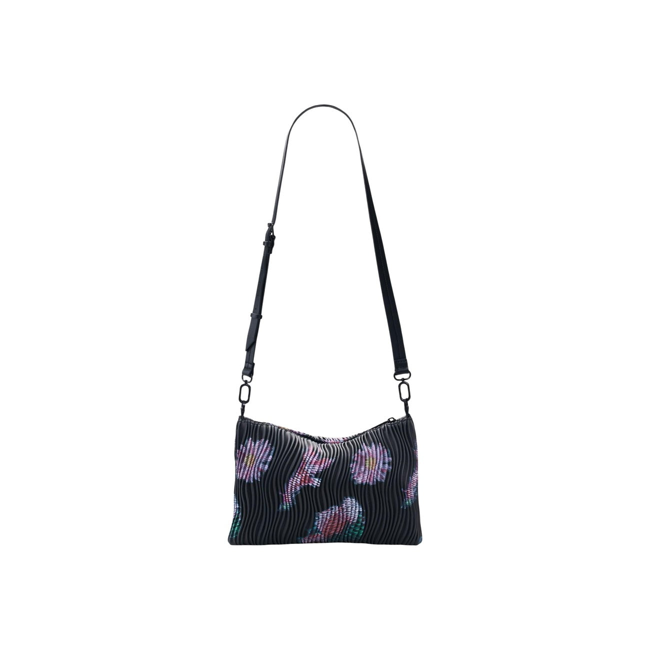 2451193 Desigual Borsa Nera Tracolla Poliestere