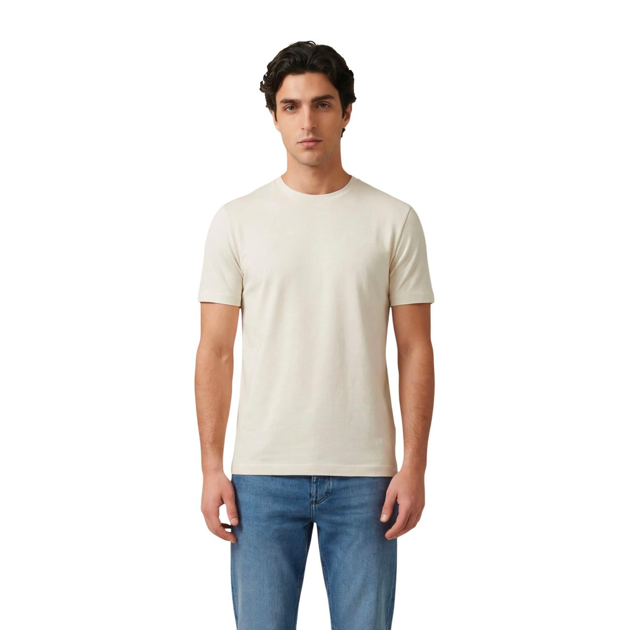 2454354 Antony Morato T-Shirt Beige Cotone Uomo