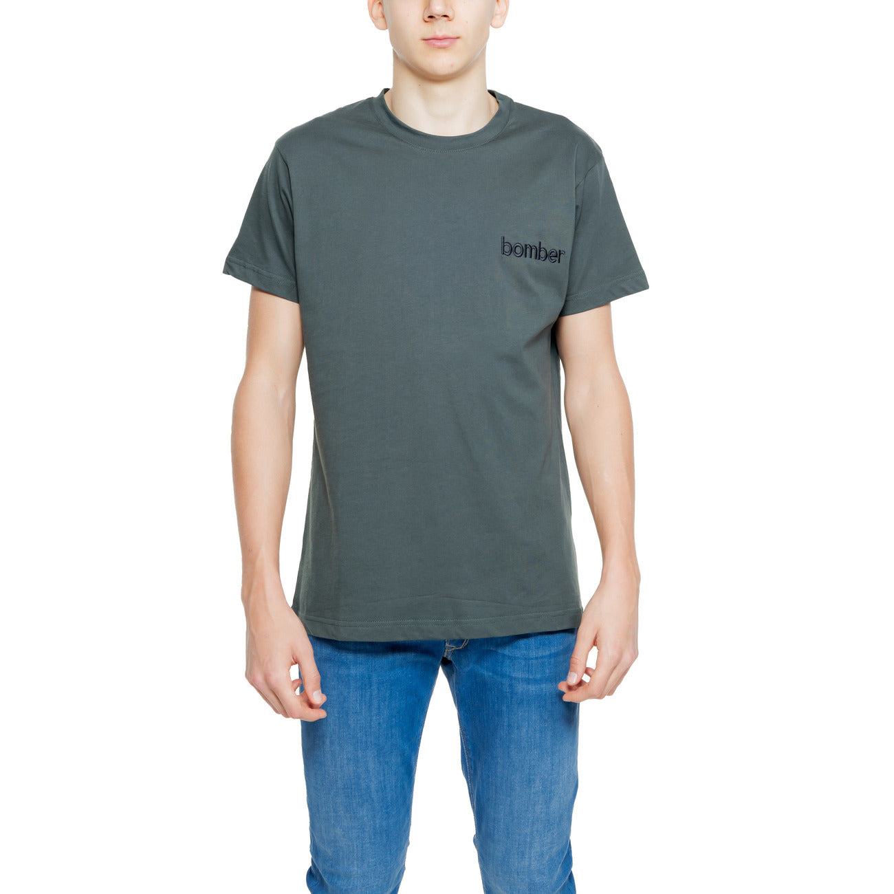 2257126 Hydra Clothing T-Shirt Verde Monocromo Uomo