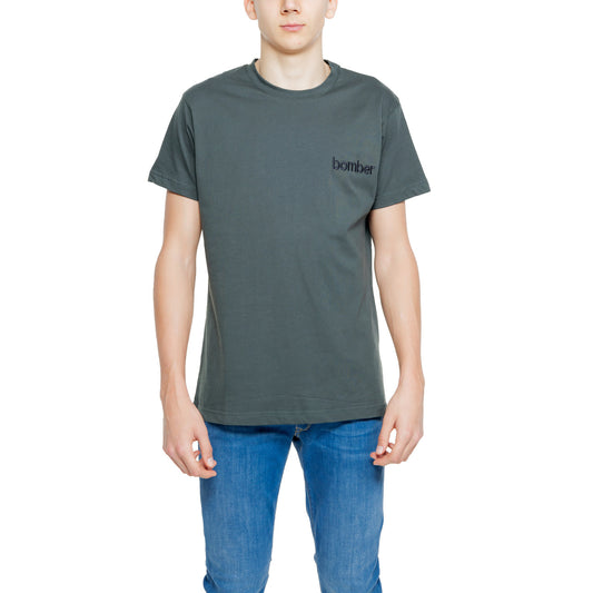 2257126 Hydra Clothing T-Shirt Verde Monocromo Uomo
