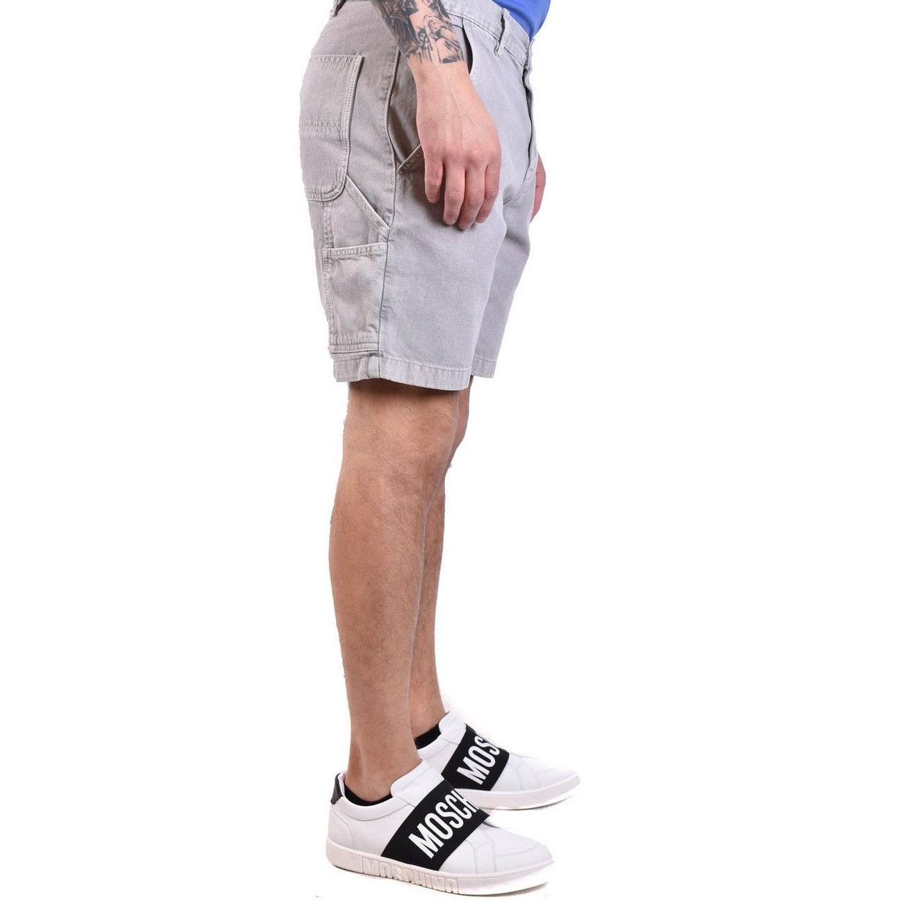2425130 Moschino Bermuda Grigio Uomo