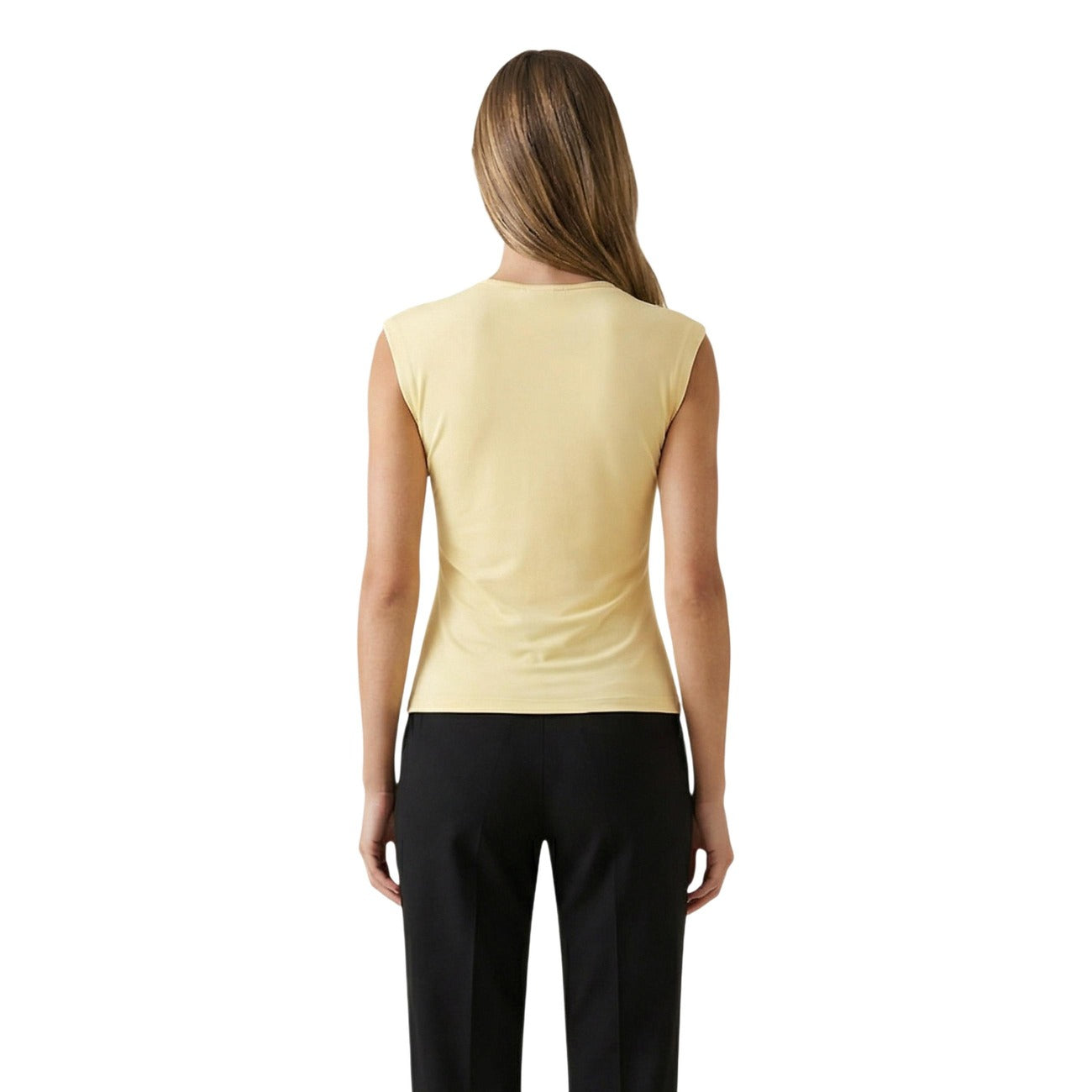 517626 Only Top Giallo Smanicato Donna