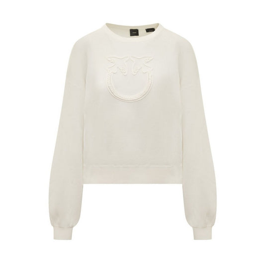 2423065 Pinko Felpa Bianca Donna Cotone 67% Poliammide 33%