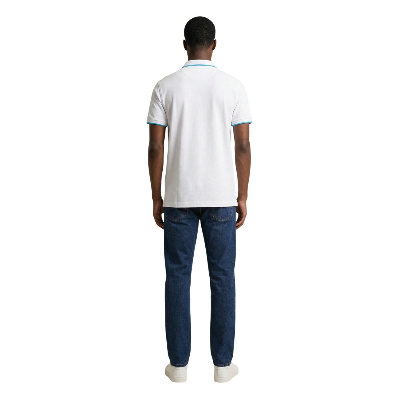 2460310 U.S. Polo Assn. Polo Bianca Cotone Colletto Polo Maniche Corte Uomo