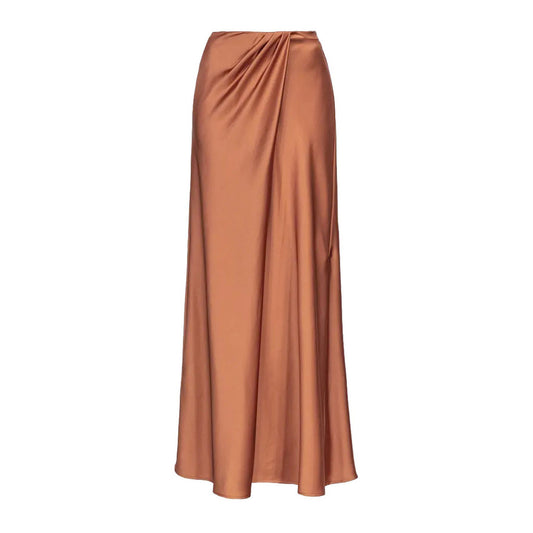 2424390 Pinko Gonna Marrone Donna Viscosa 100%