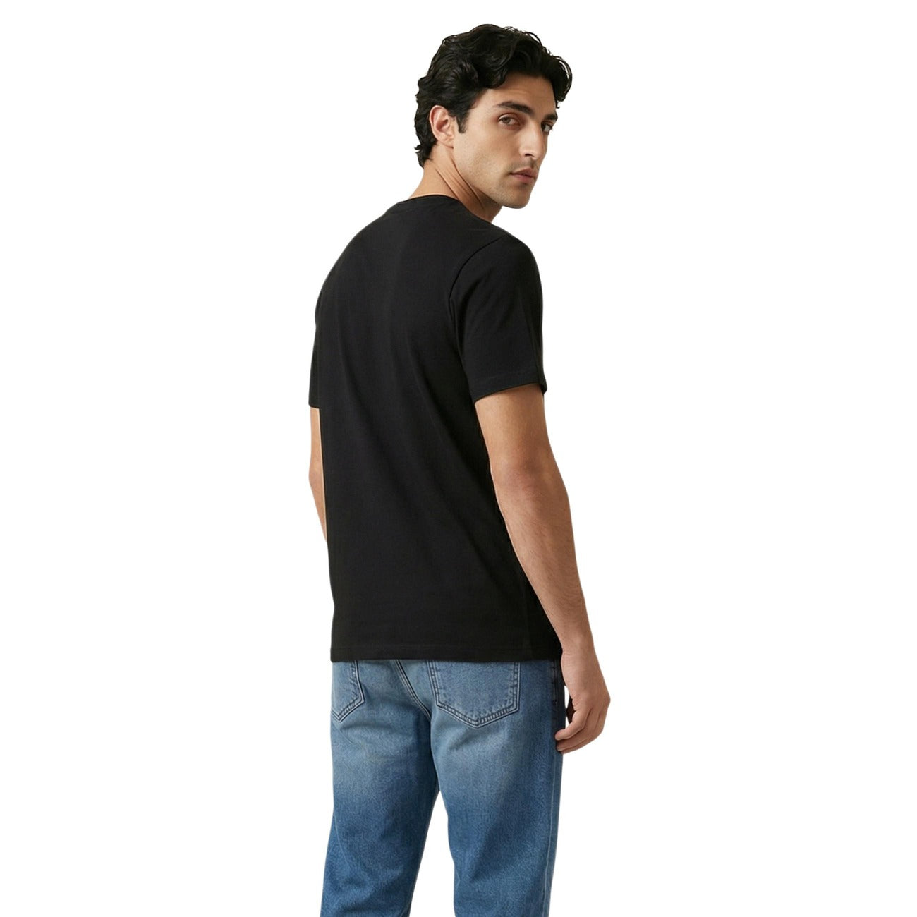 2453582 Tommy Hilfiger Jeans T-Shirt Nera Uomo
