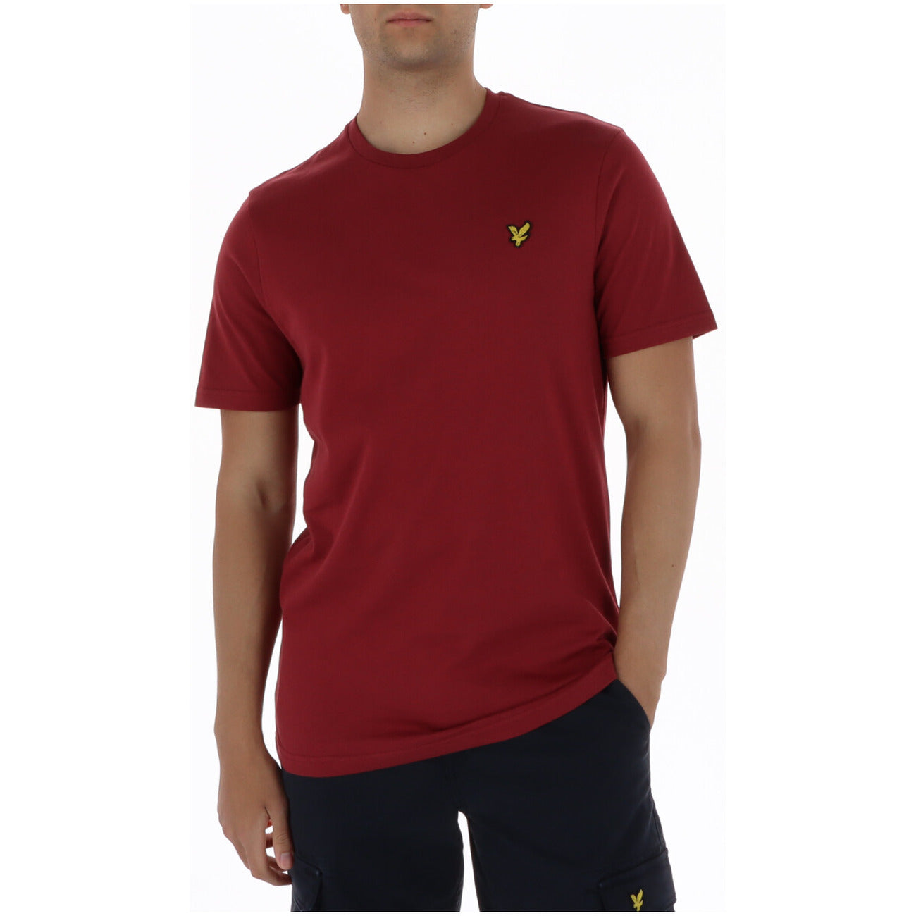 2461301 Lyle & Scott T-Shirt Rosso Uomo