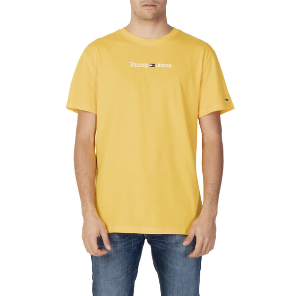 T-Shirt Giallo Monocromo Uomo