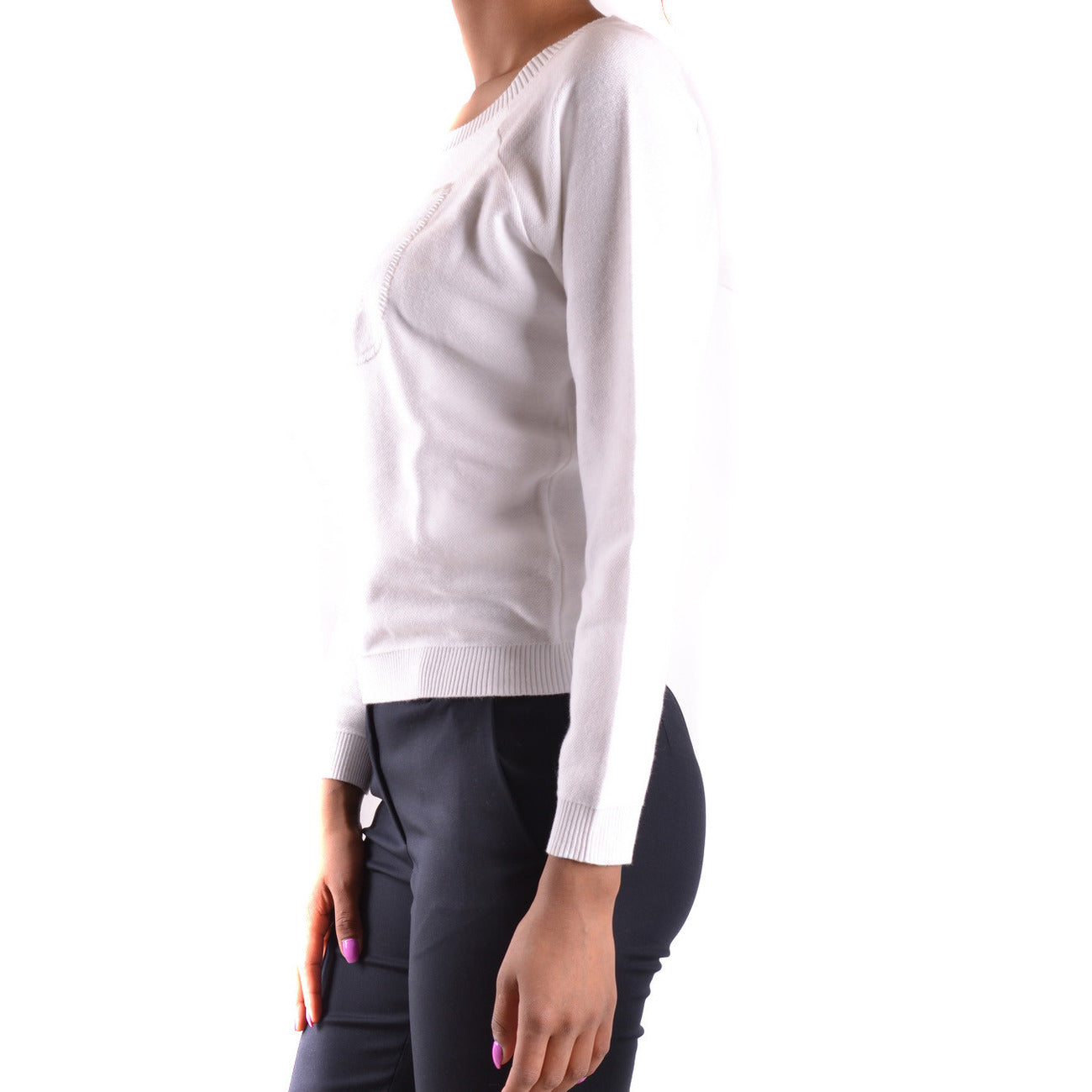 2430979 Armani Jeans Maglia Bianca Donna