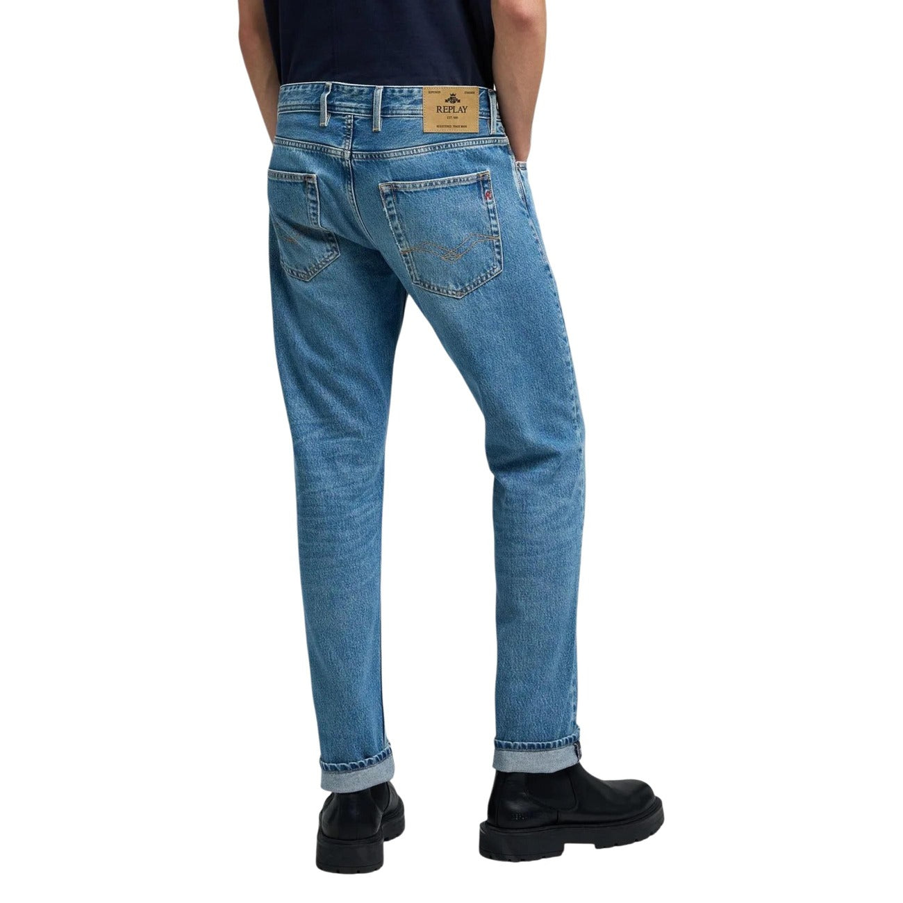 2451766 Replay Jeans Azzurro Uomo