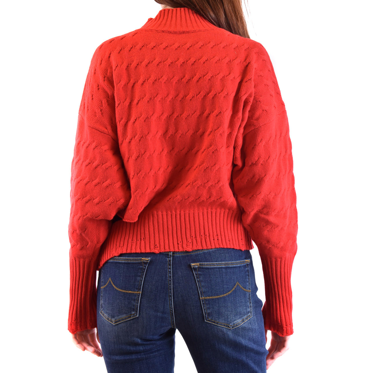 2423088 Pinko Maglia Rossa Donna Viscosa 33% Lana 23%