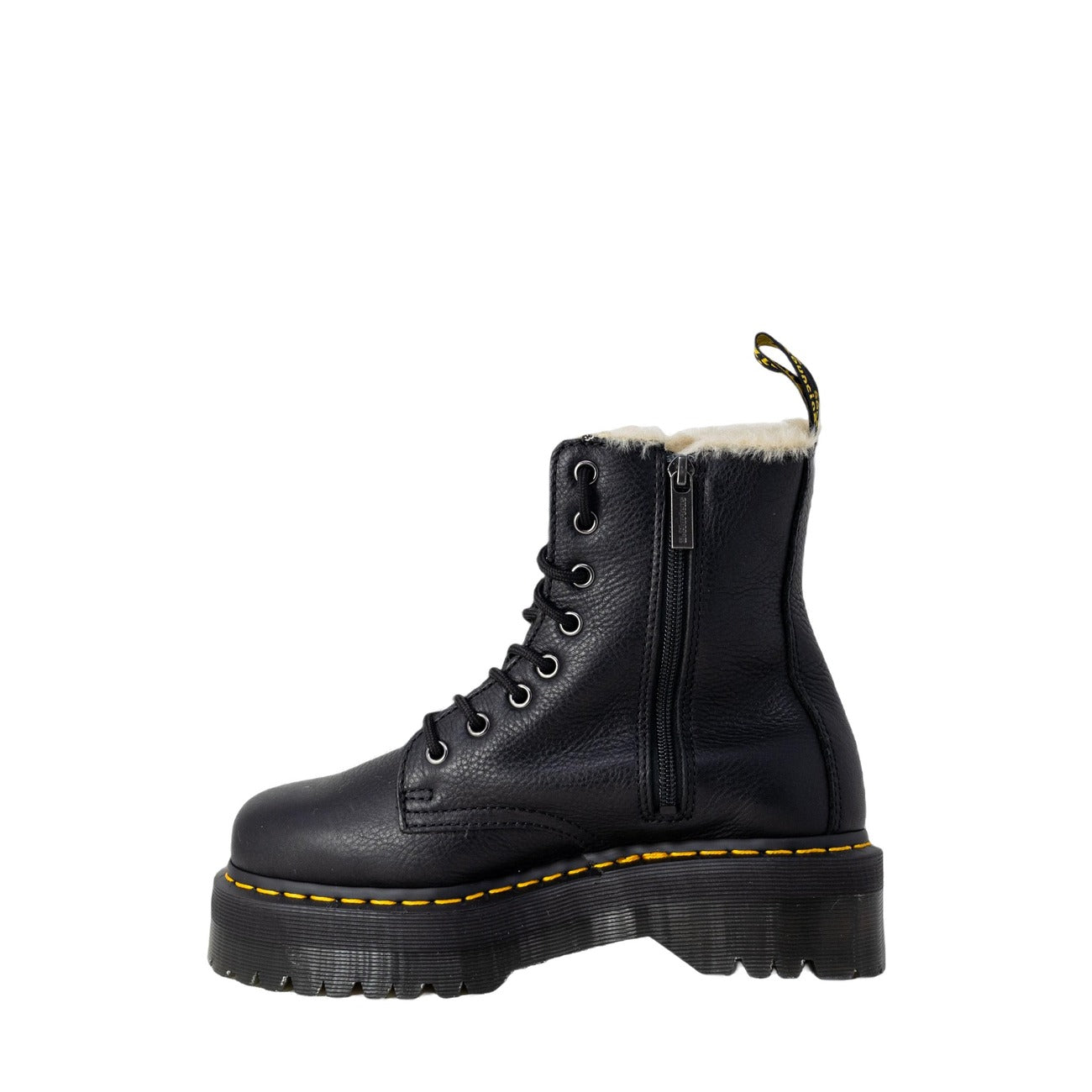 2170487 Dr. Martens Stivali Donna Neri Pelle