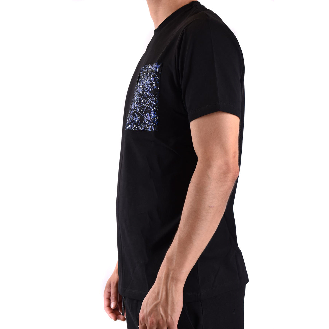 2425227 Karl Lagerfeld T-Shirt Nera Colorata Uomo