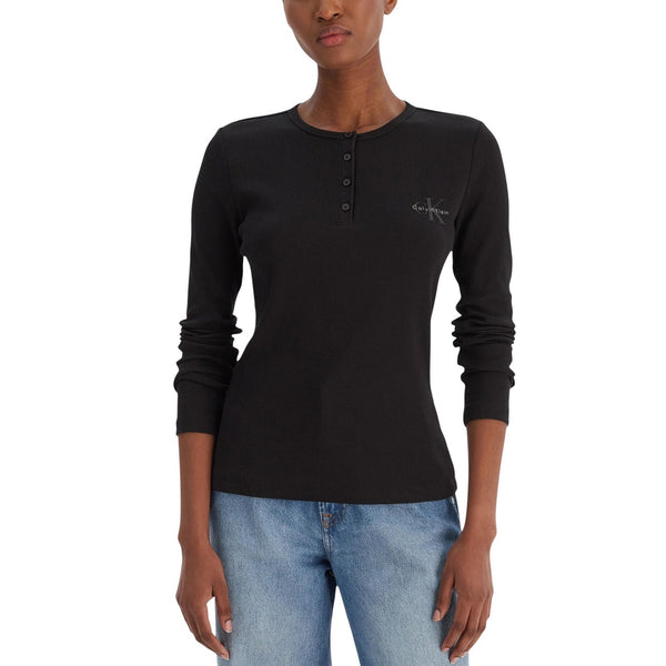 Maglia Nera Maniche Lunghe Donna