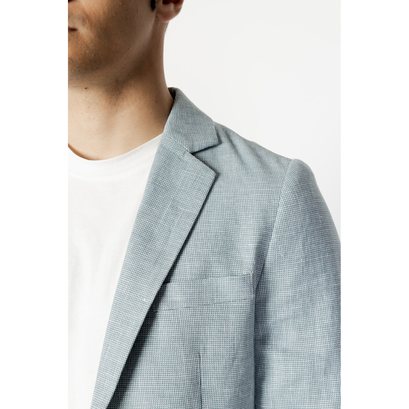 430326 Antony Morato Giacca Verde Melange Lino Uomo
