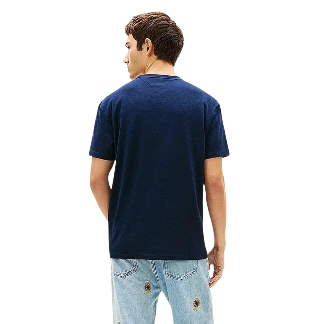 2457406 Tommy Hilfiger Jeans T-Shirt Blu Uomo
