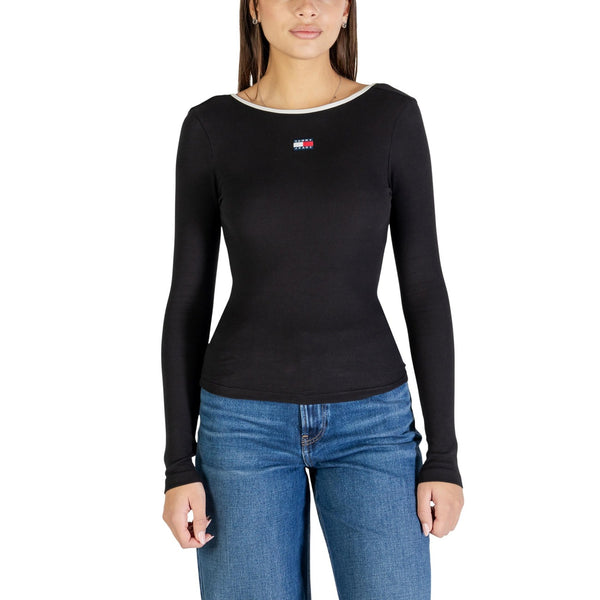 Maglia Donna Nera Cotone Organico