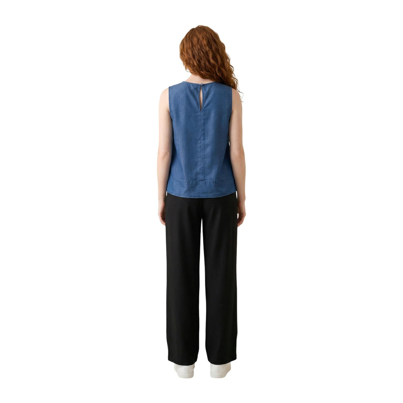 515655 Only Blouse Blu Smanicata Donna