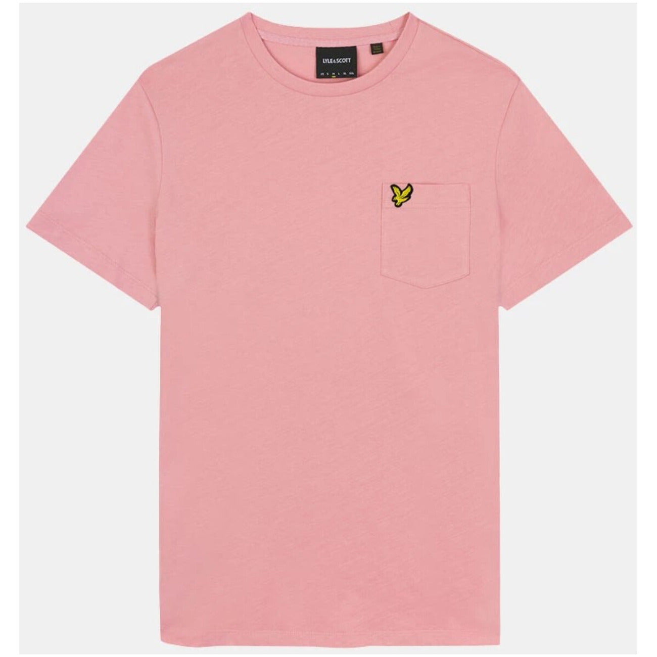 2324887 Lyle & Scott T-Shirt Rosa Stampa Tasca Uomo