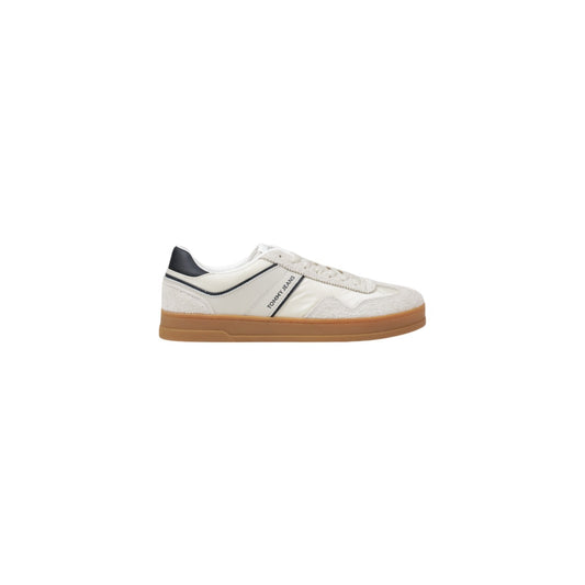 2410186 Tommy Hilfiger Jeans Sneakers Bianco Pelle Uomo