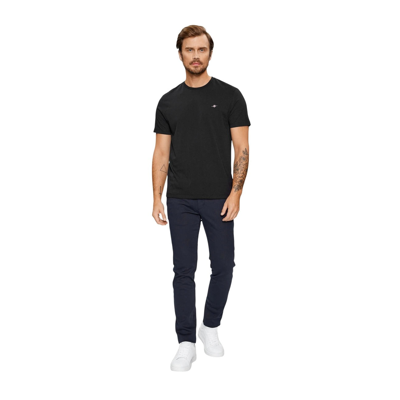 2459480 Gant T-Shirt Nero Uomo