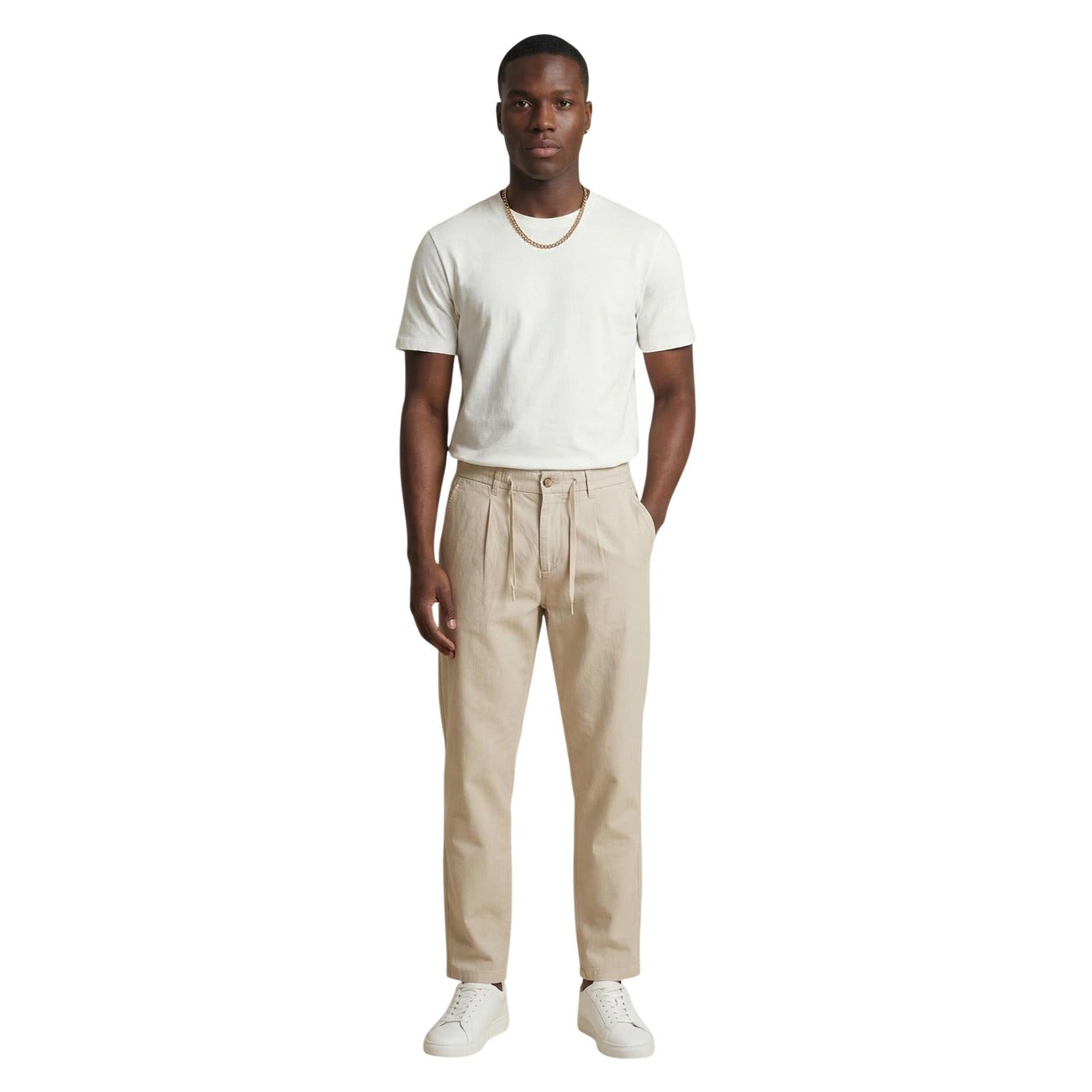 2461202 Only & Sons Pantaloni Beige Uomo