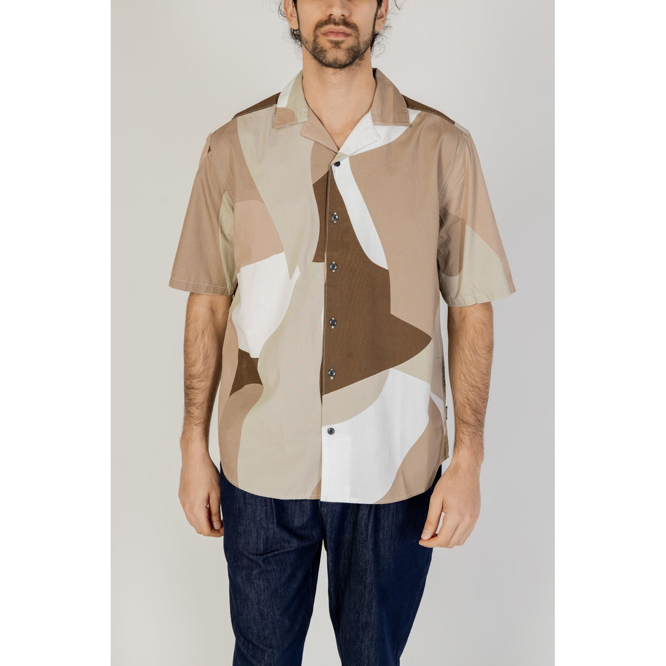 2215674 Only & Sons Camicia Marrone Uomo