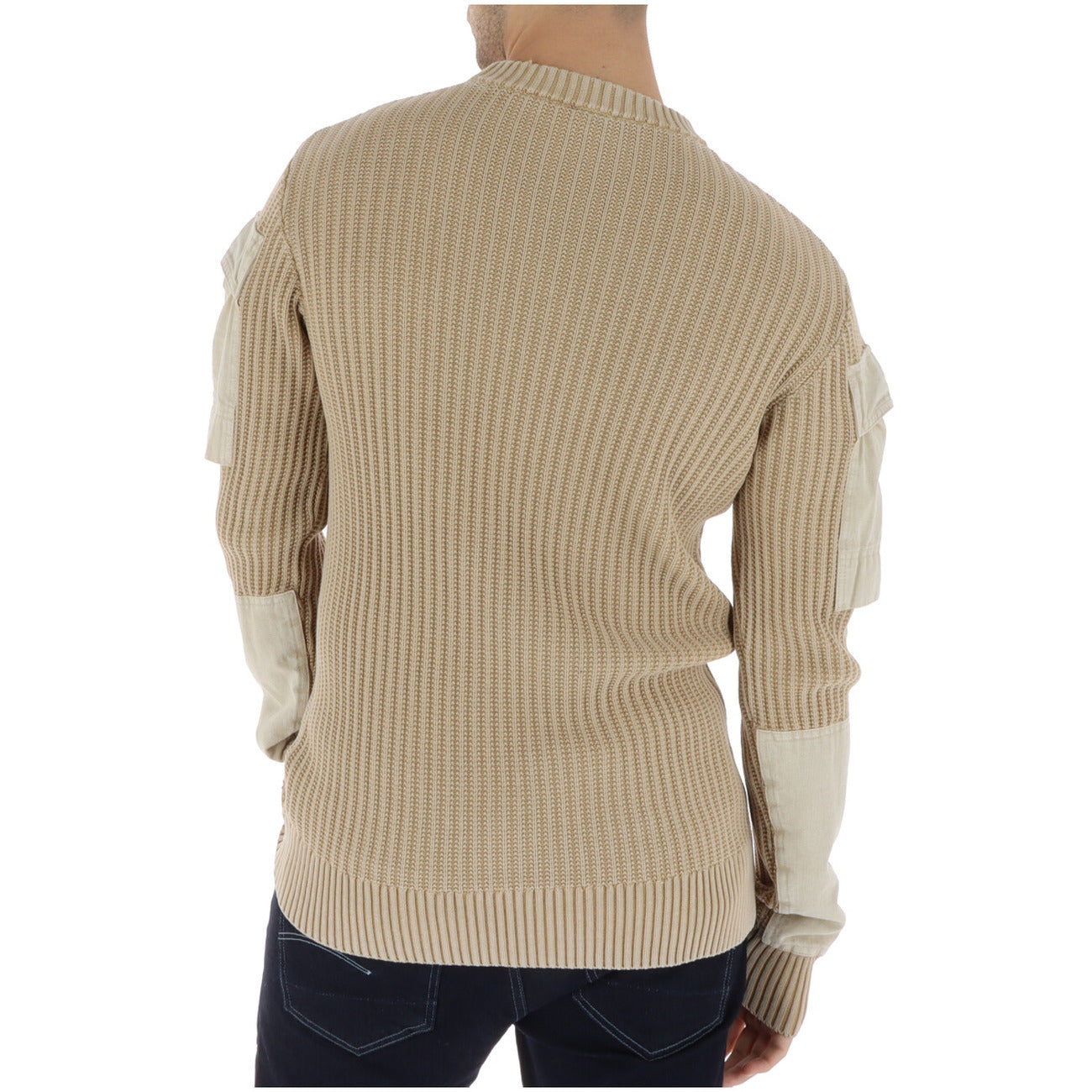 2457980 G-Star Maglia Beige Cotone Tasche Laterali Uomo