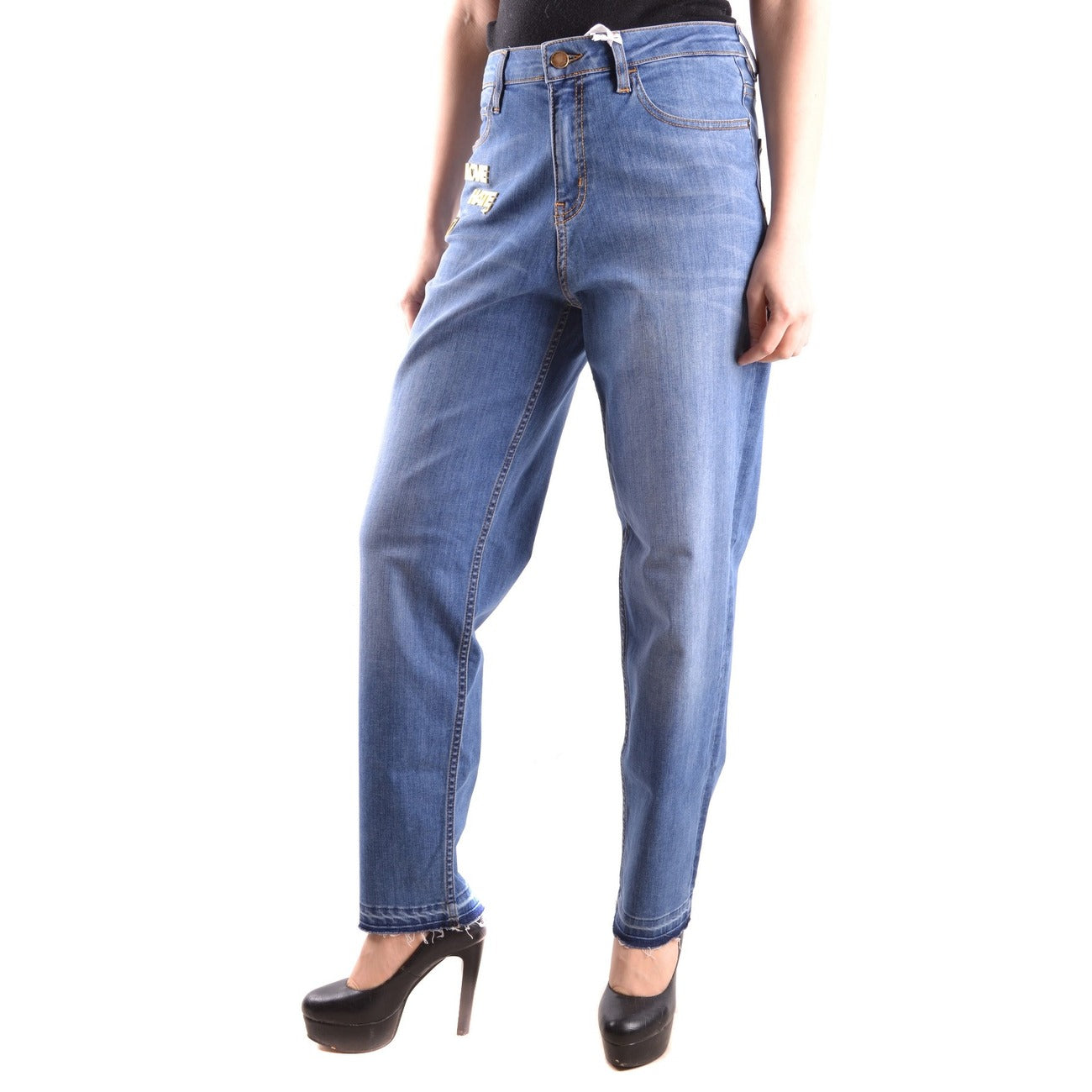 487084 Love Moschino Jeans Blu Donna