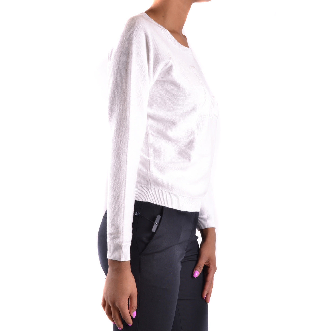 2430979 Armani Jeans Maglia Bianca Donna