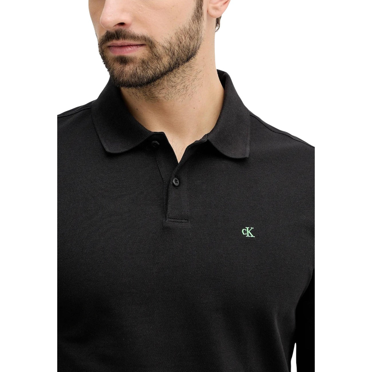 2451852 Calvin Klein Jeans Polo Nero Uomo