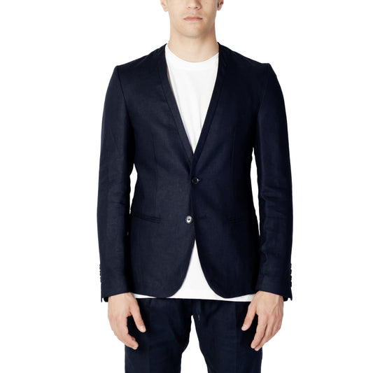 429630 Antony Morato Giacca Blu Lino Uomo