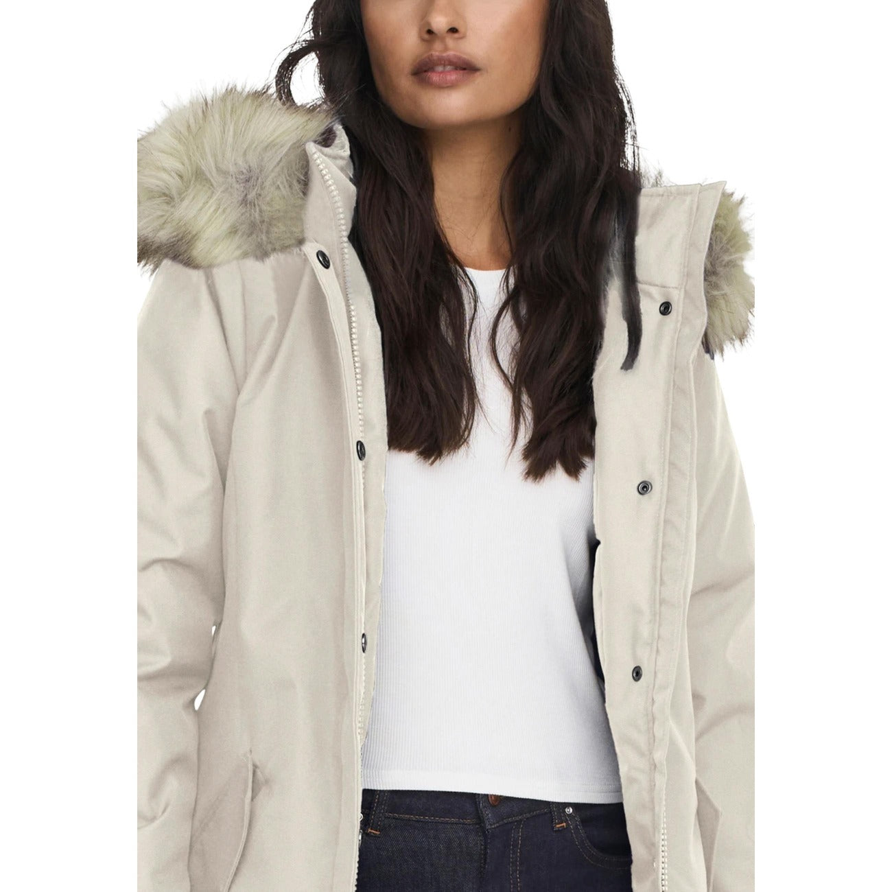 2435495 Only Giubbotto Beige Donna