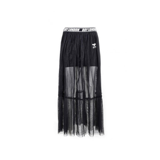 143390 Boy London Gonna Nera Floreale Donna