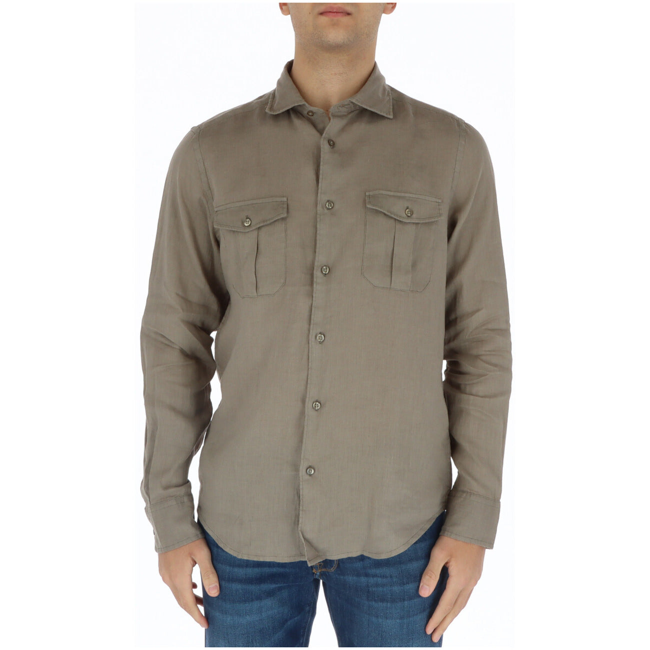 2201517 Brian Brome Camicia Verde Uomo