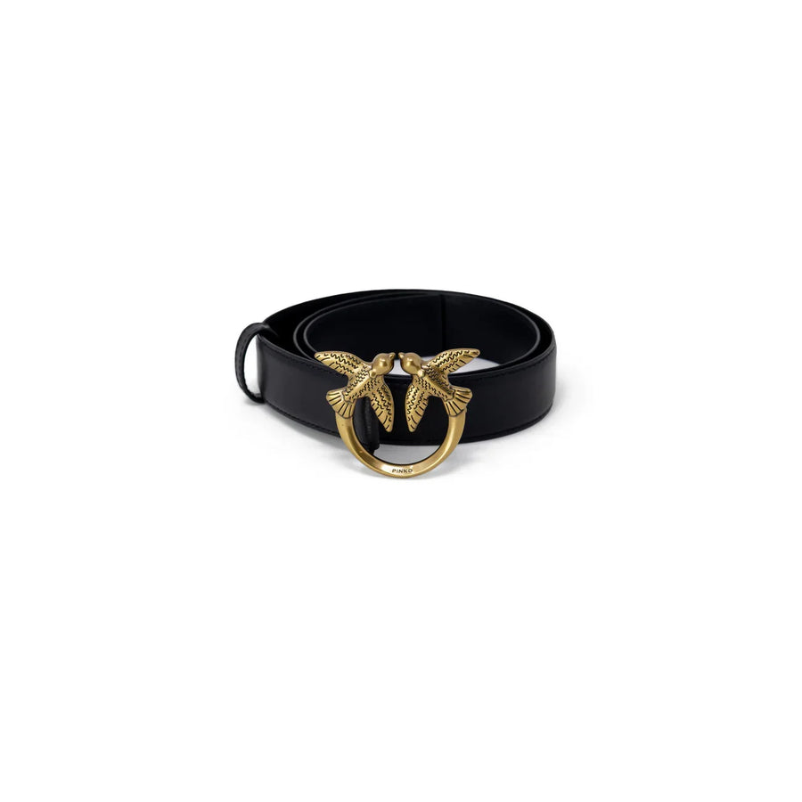 Cintura Nera Donna Pelle 100%