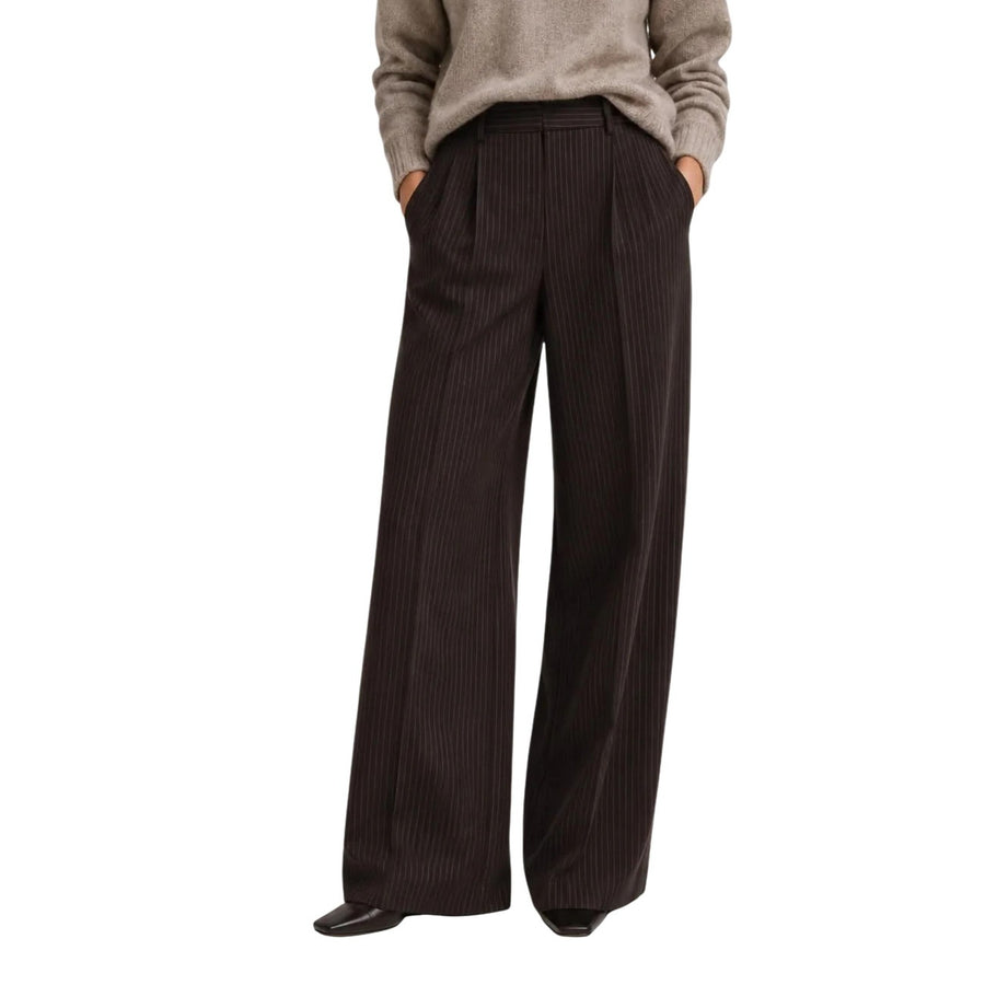 Pantaloni Donna Onlzina Mw Wide Pinstripe Pant Tlr